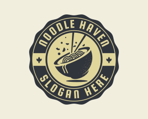 Asian Noodle Bowl logo design