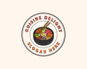 Korean Bibimbap Restaurant logo design