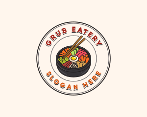 Korean Bibimbap Restaurant logo design