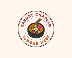 Korean Bibimbap Restaurant logo design