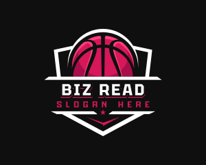 Sport Basketball Shield logo design