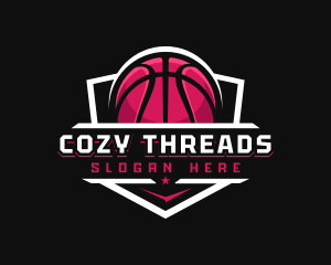 Sport Basketball Shield logo design