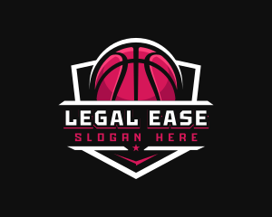 Sport Basketball Shield logo