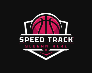 Sport Basketball Shield logo