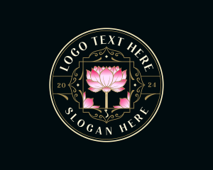 Vietnam Lotus Flower logo