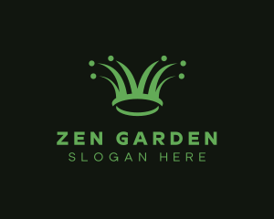 Crown Grass Gardening logo design