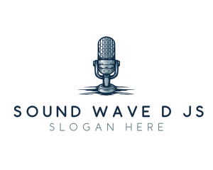 Radio Station Podcaster logo design