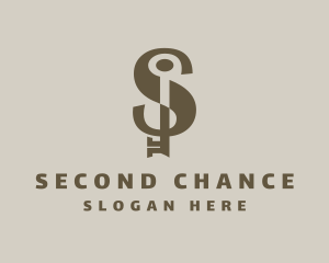 Luxury Elegant Hotel Key logo design