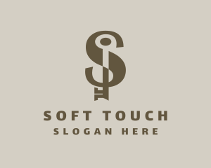 Luxury Elegant Hotel Key logo design