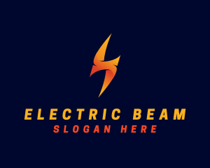 Electric Lightning Thunder logo design