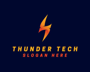 Electric Lightning Thunder logo