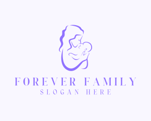 Mother Baby Parenting logo design