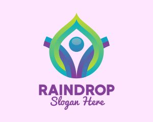 Yoga Drop Massage Spa logo design