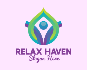 Yoga Drop Massage Spa logo design