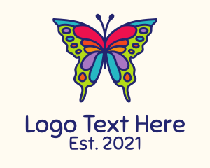 Artistic Butterfly Kite logo