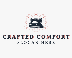 Sewing Machine Tailoring logo design