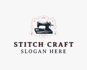 Sewing Machine Tailoring logo design