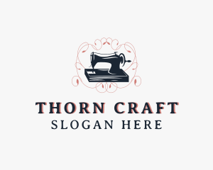 Sewing Machine Tailoring logo design