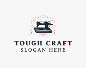 Sewing Machine Tailoring logo design