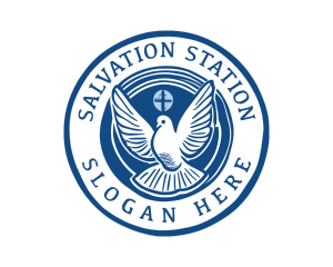 Dove Christian Bird logo