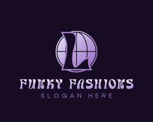 Funky Globe Y2K logo