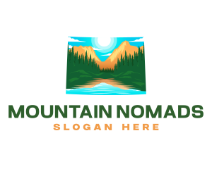 Mountain Nature Colorado logo design