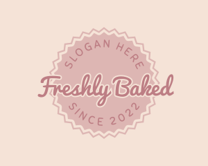 Pink Baking Pastry logo design