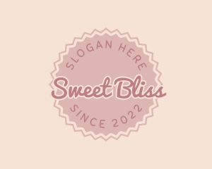 Pink Baking Pastry logo design