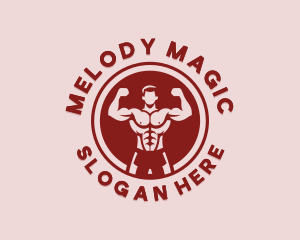 Strong Fitness Man Logo
