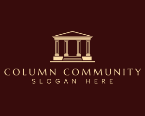 Greek Architecture Column logo