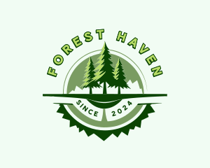 Outdoor Travel Forest logo design