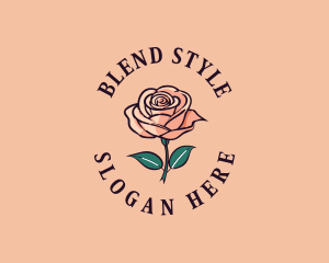 Rose Styling Floral logo design