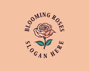 Rose Styling Floral logo design