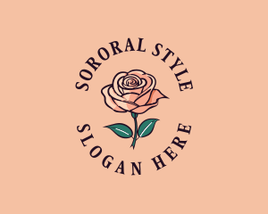 Rose Styling Floral logo design