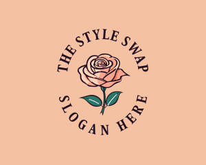 Rose Styling Floral logo design