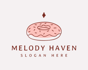 Sweet Donut Snack Logo