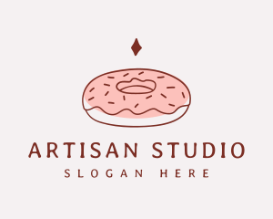 Sweet Donut Snack logo design