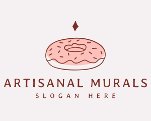 Sweet Donut Snack logo design