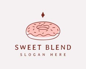 Sweet Donut Snack logo design