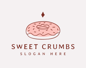 Sweet Donut Snack logo design