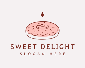 Sweet Donut Snack logo design