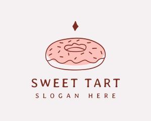 Sweet Donut Snack logo design