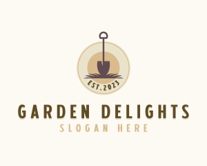 Shovel Garden Landscaping logo design