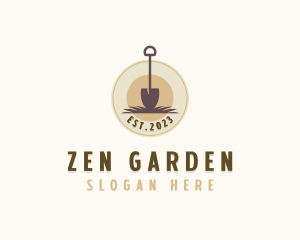 Shovel Garden Landscaping logo design