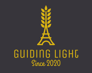 Gold Wheat French Bakery logo design