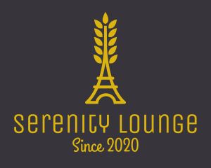 Gold Wheat French Bakery logo design