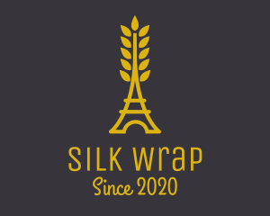 Gold Wheat French Bakery logo design