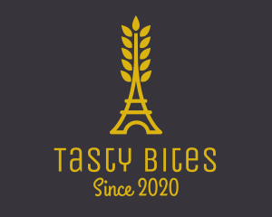 Gold Wheat French Bakery logo design