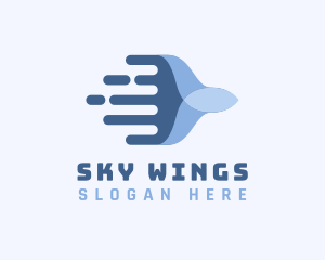 Logistics Airplane Transportation logo design