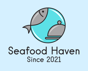 Fish Restaurant Bell logo design